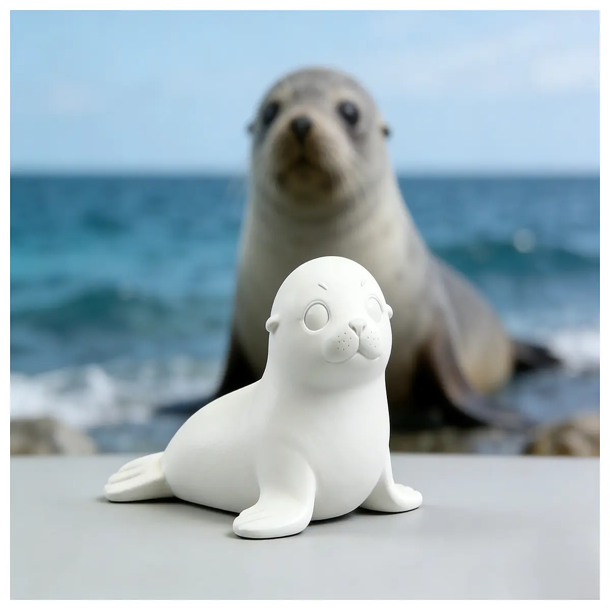 cute baby seal plush toy soft stuffed animal for kids gift