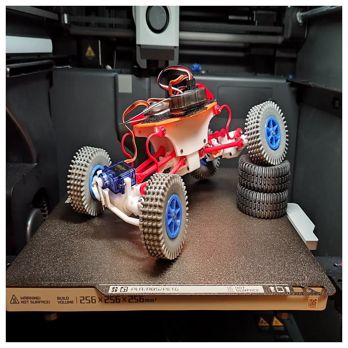 rc mini crawler chassis 124 100 scale printed parts replacement hobbyist off road