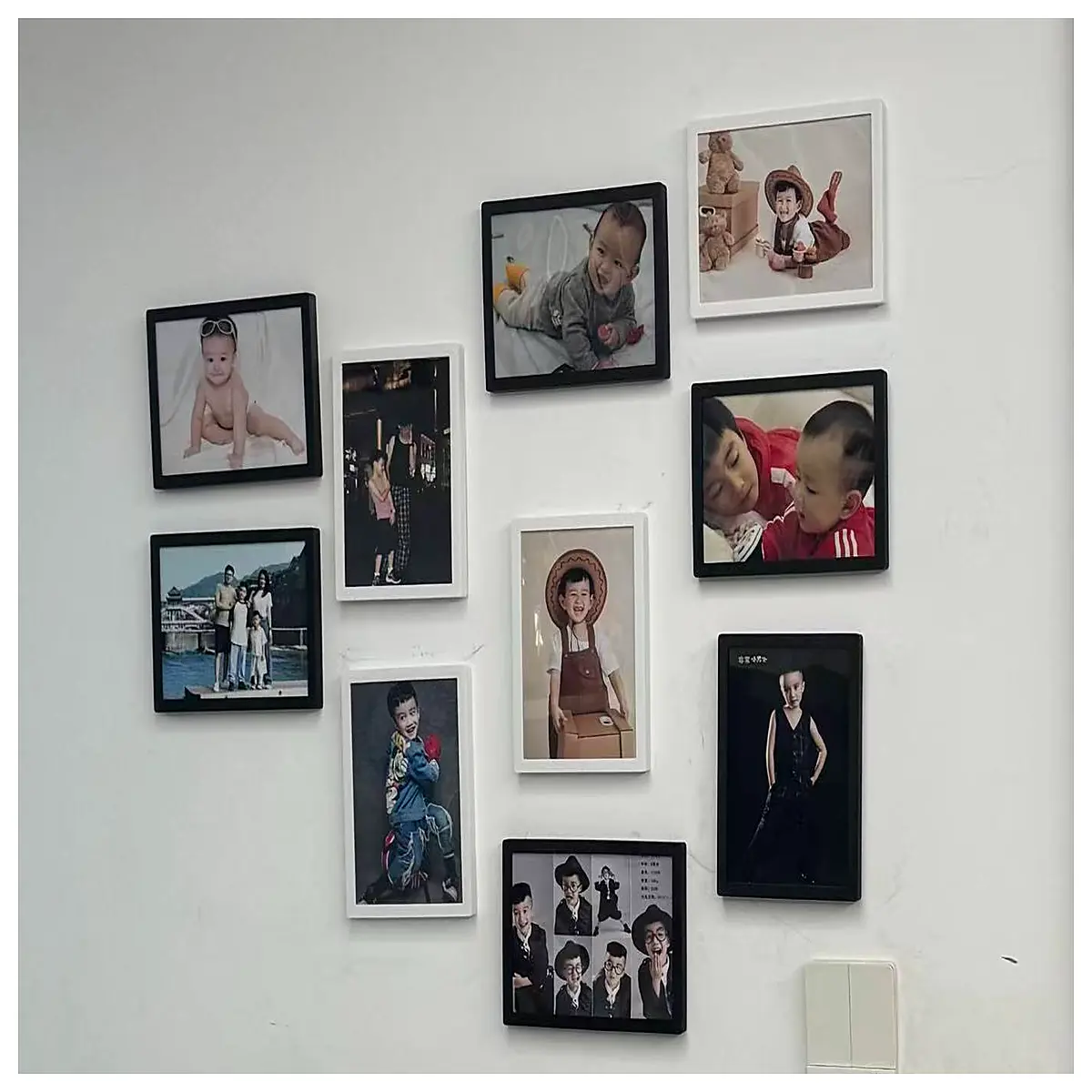 7 inch photo frame wall art collage modern gallery style hanging frames for home decor
