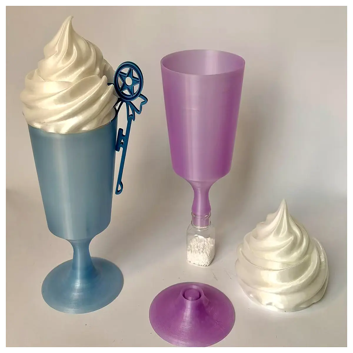 snow cap funnel for coffee brewing cream topping dispenser barista syrup pourer kitchen cocktail mixing tool