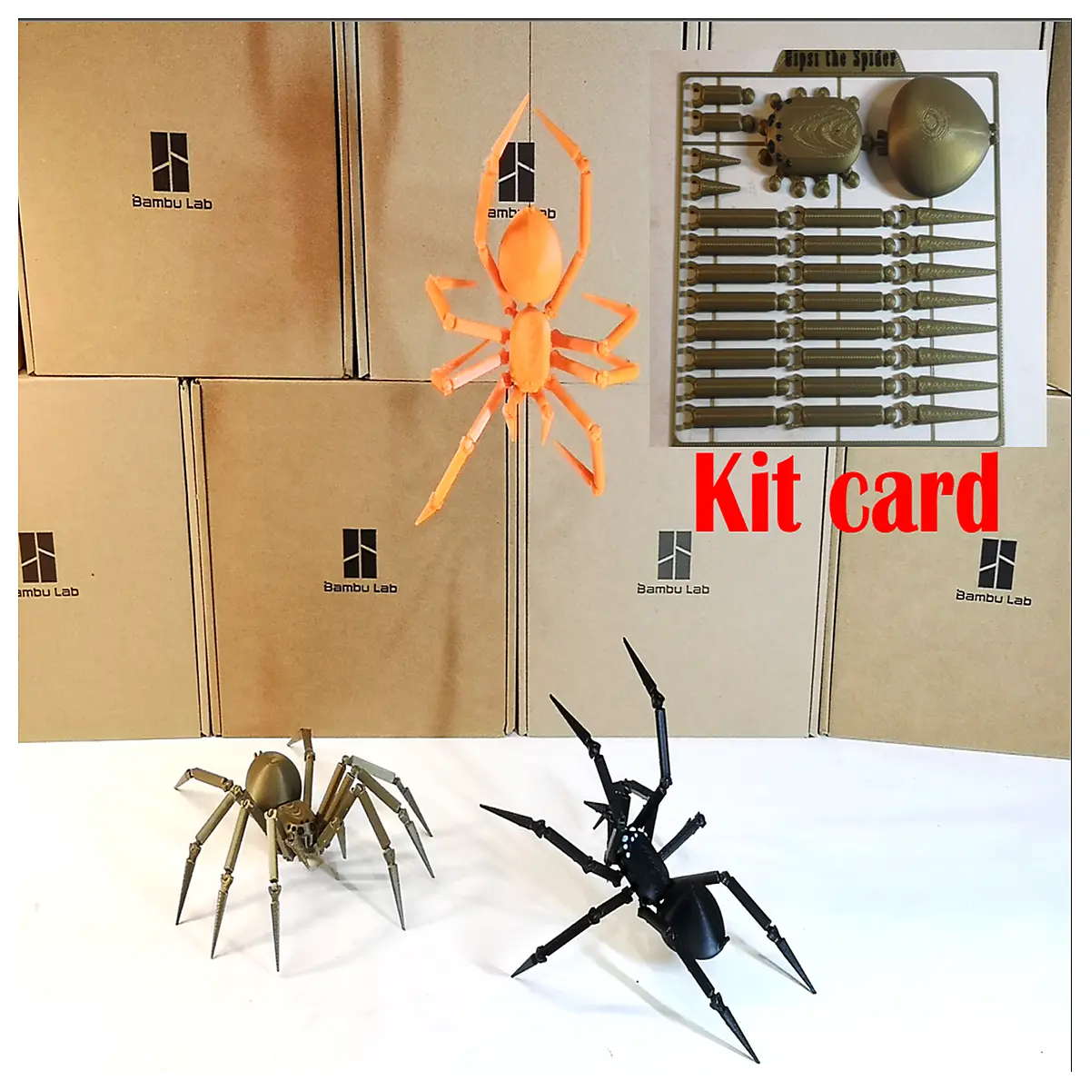 articulated spider posable arachnid toy realistic figure creepy crawlies collection diy assembly insect toy