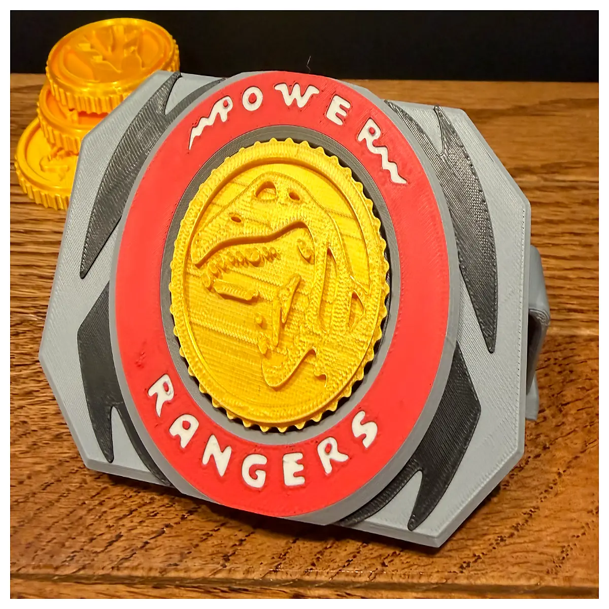 morpher toy zord transformer figure kids action hero gear collectible ranger belt accessory retro 90s style morphing device