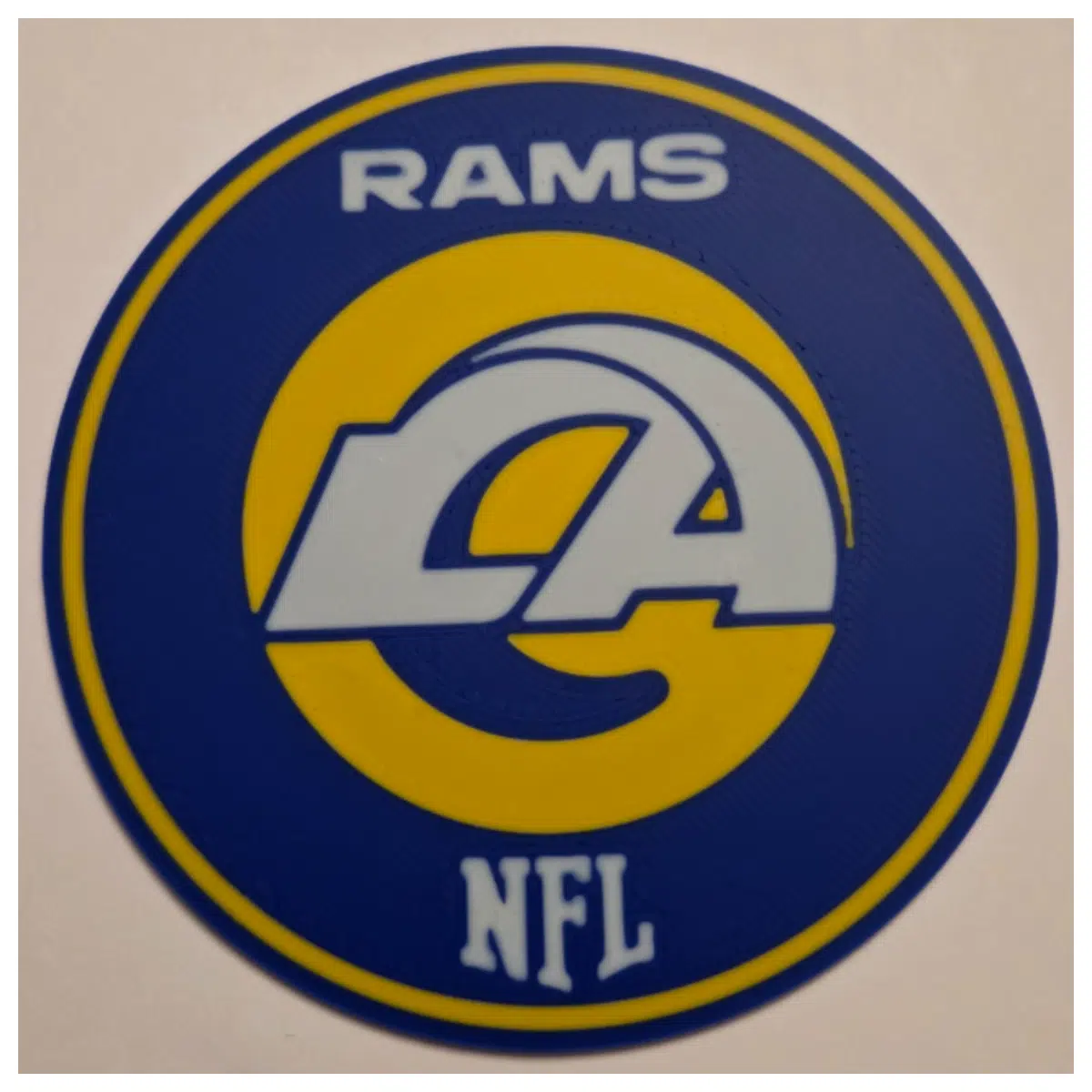 los angeles rams coasters set table protectors game day party decor