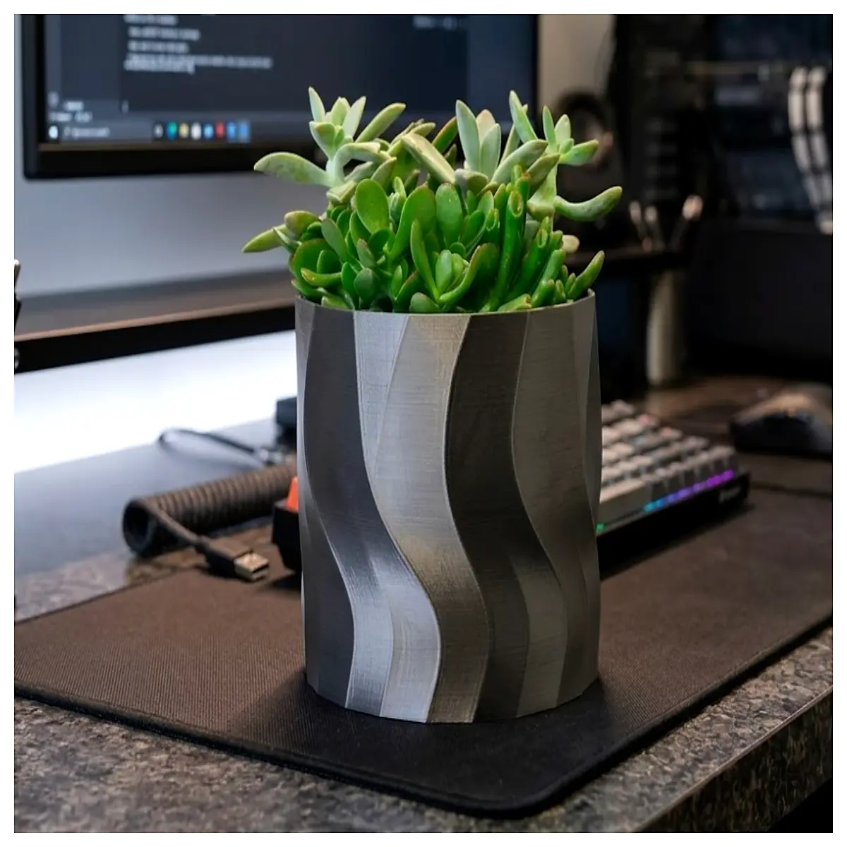 minimalist ceramic plant pot modern simple design indoor succulent planter small flower vase for home decor office desk