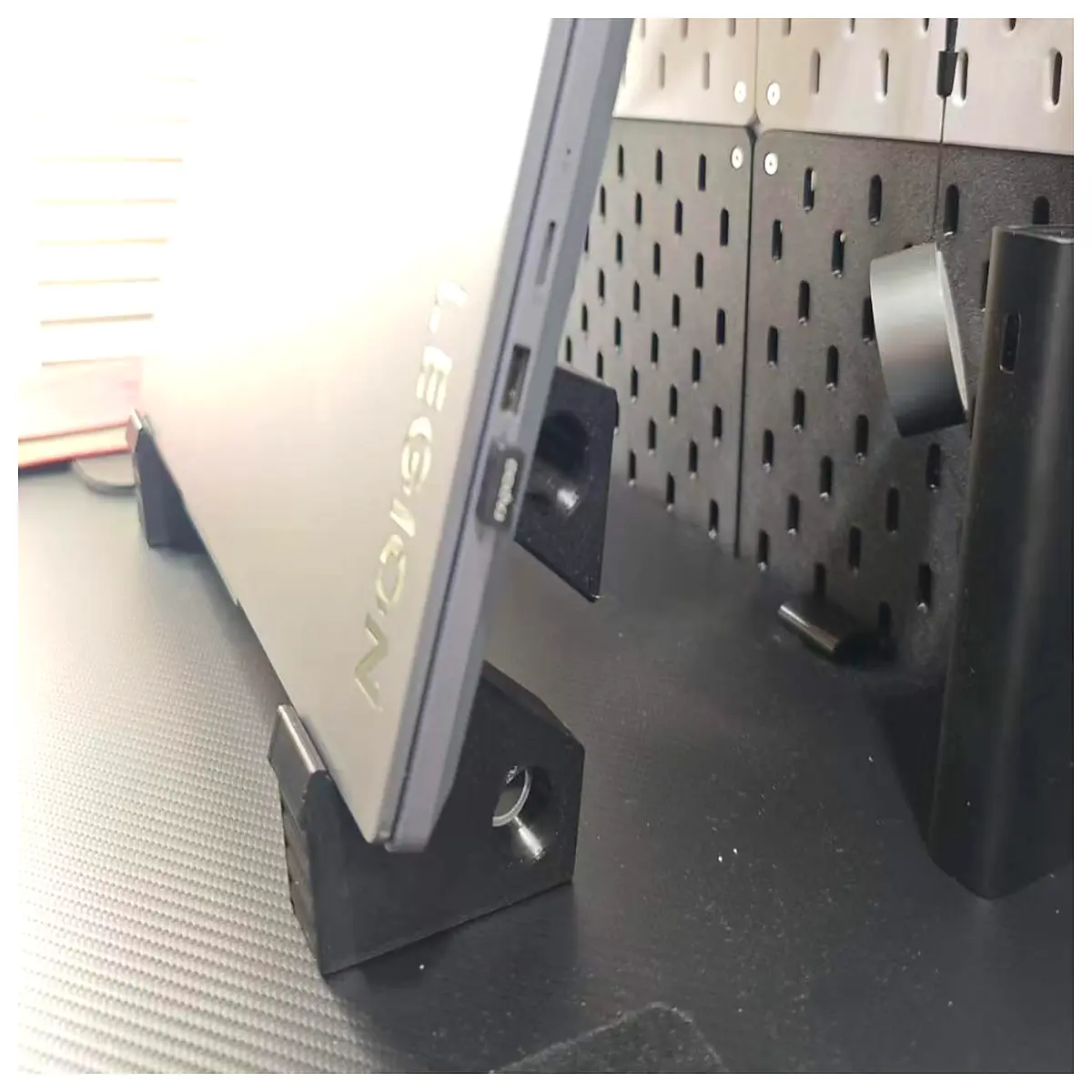 legion y7000p laptop adjustable ergonomic cooling pad riser for gaming laptop heat dissipation desk organizer