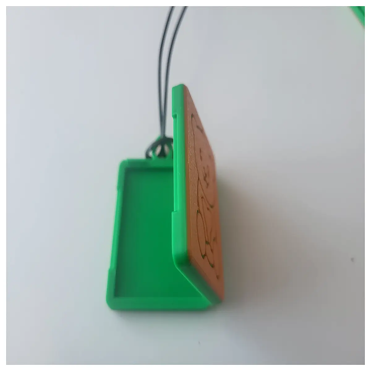 printed bear pendant frame keychain custom photo holder resin charm