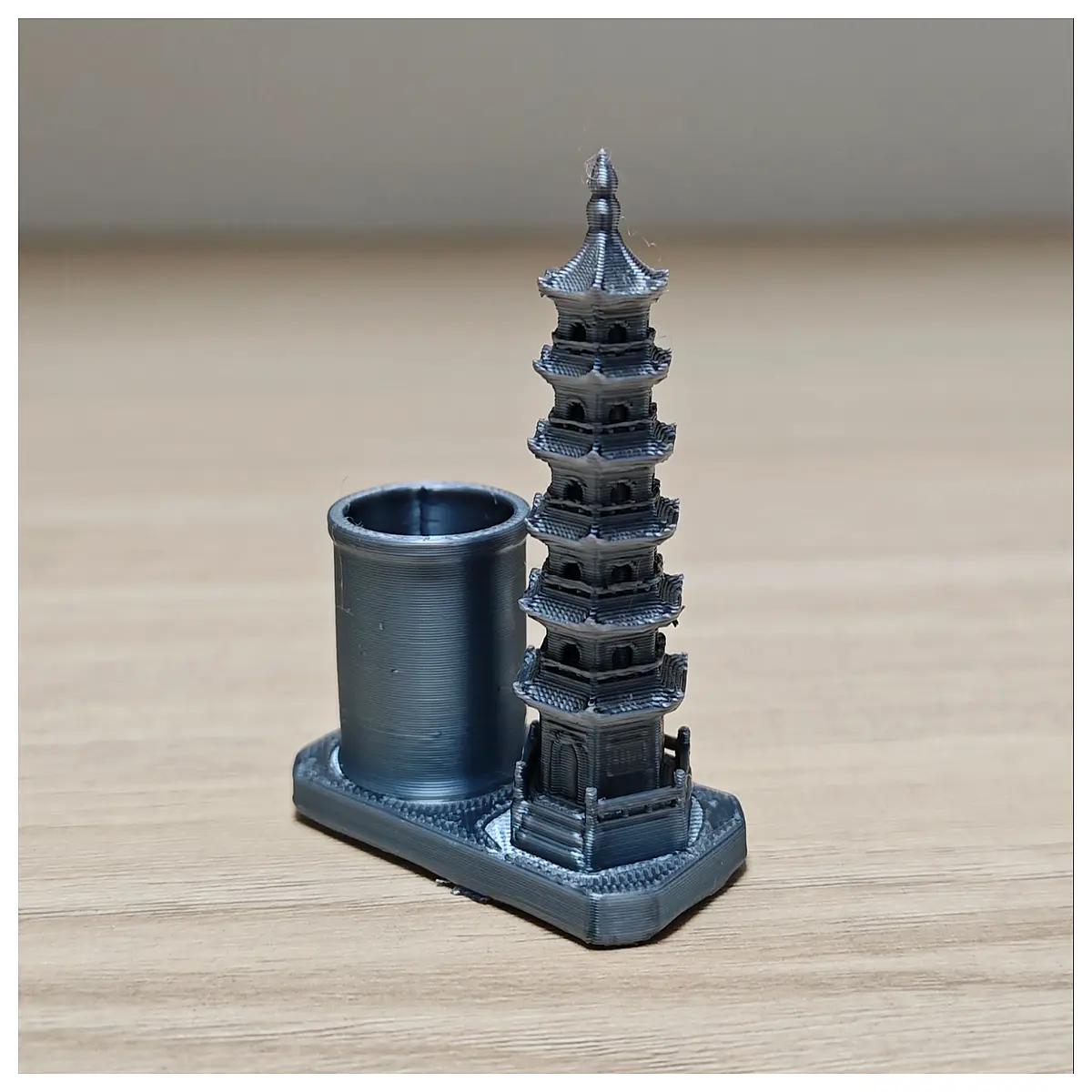 feng shui wen chang tower pen holder desk organizer for students exam success wisdom luck office supplies