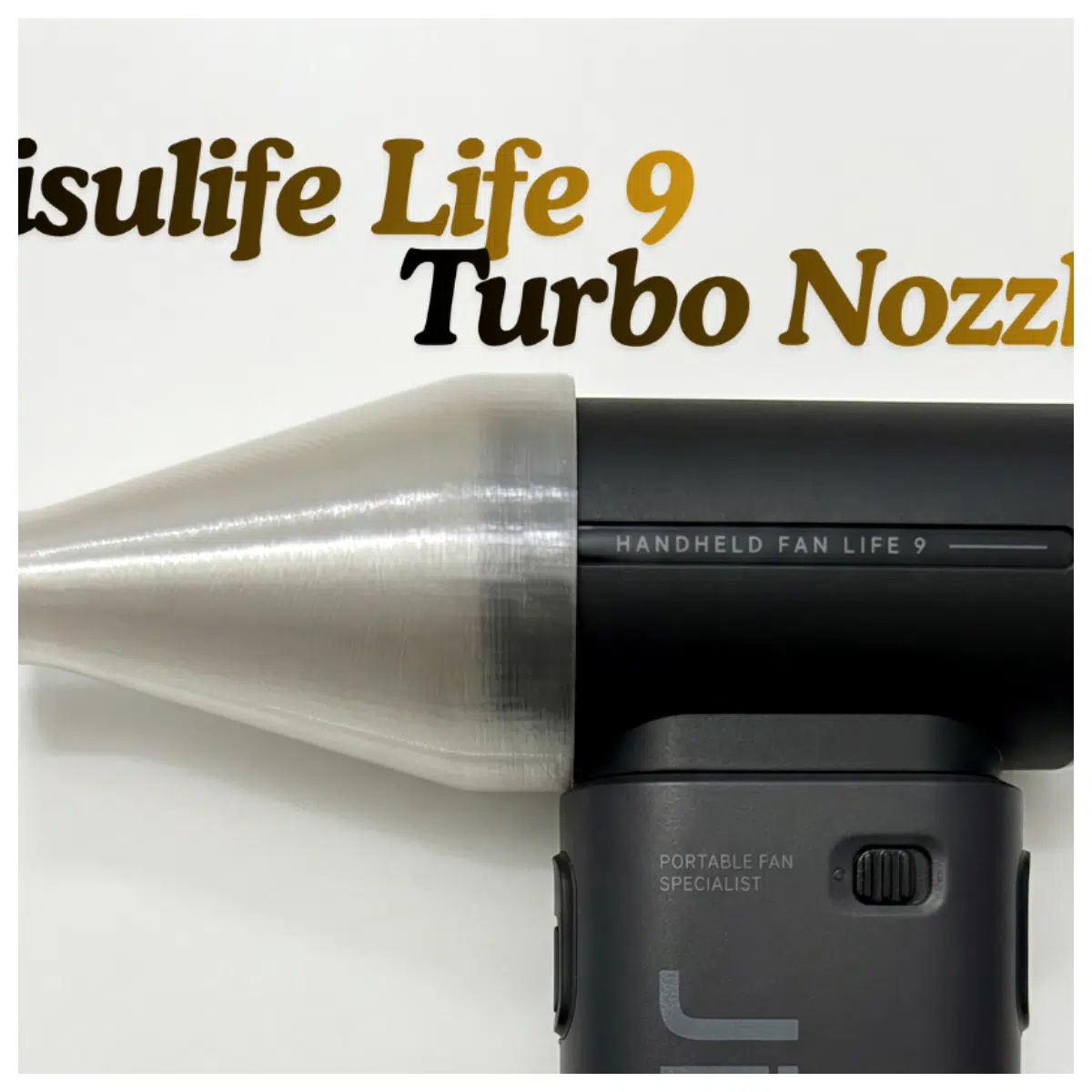 jisulife life 9 turbo nozzle attachment for handheld cooling airflow accessory