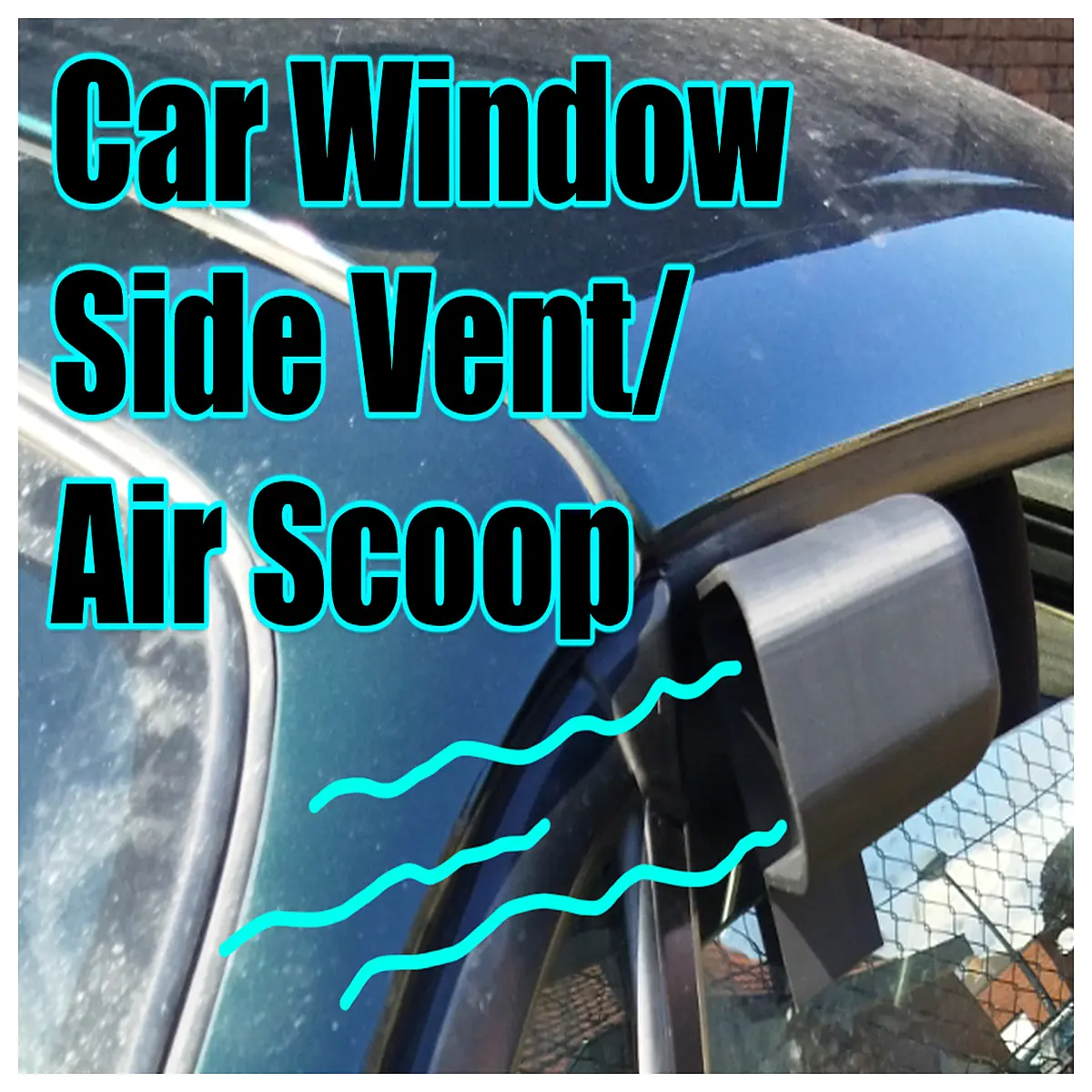 car window rain guard vent deflector visor air freshener wind breather for suv truck sedan