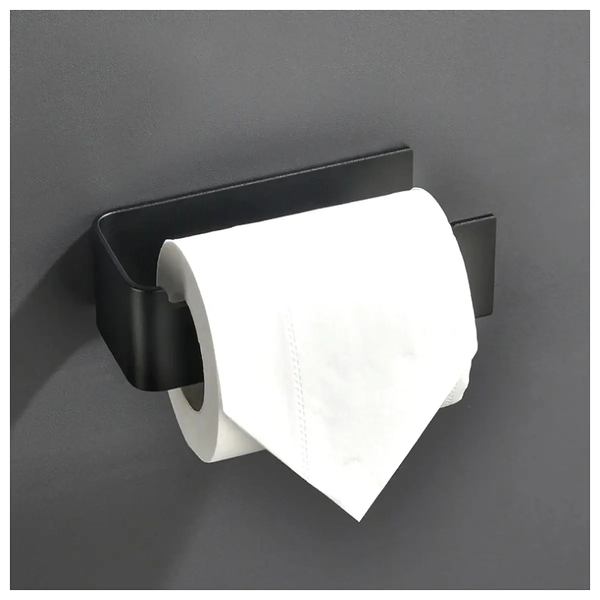 modern minimalist toilet paper holder wall mounted bathroom tissue dispenser roll storage organizer