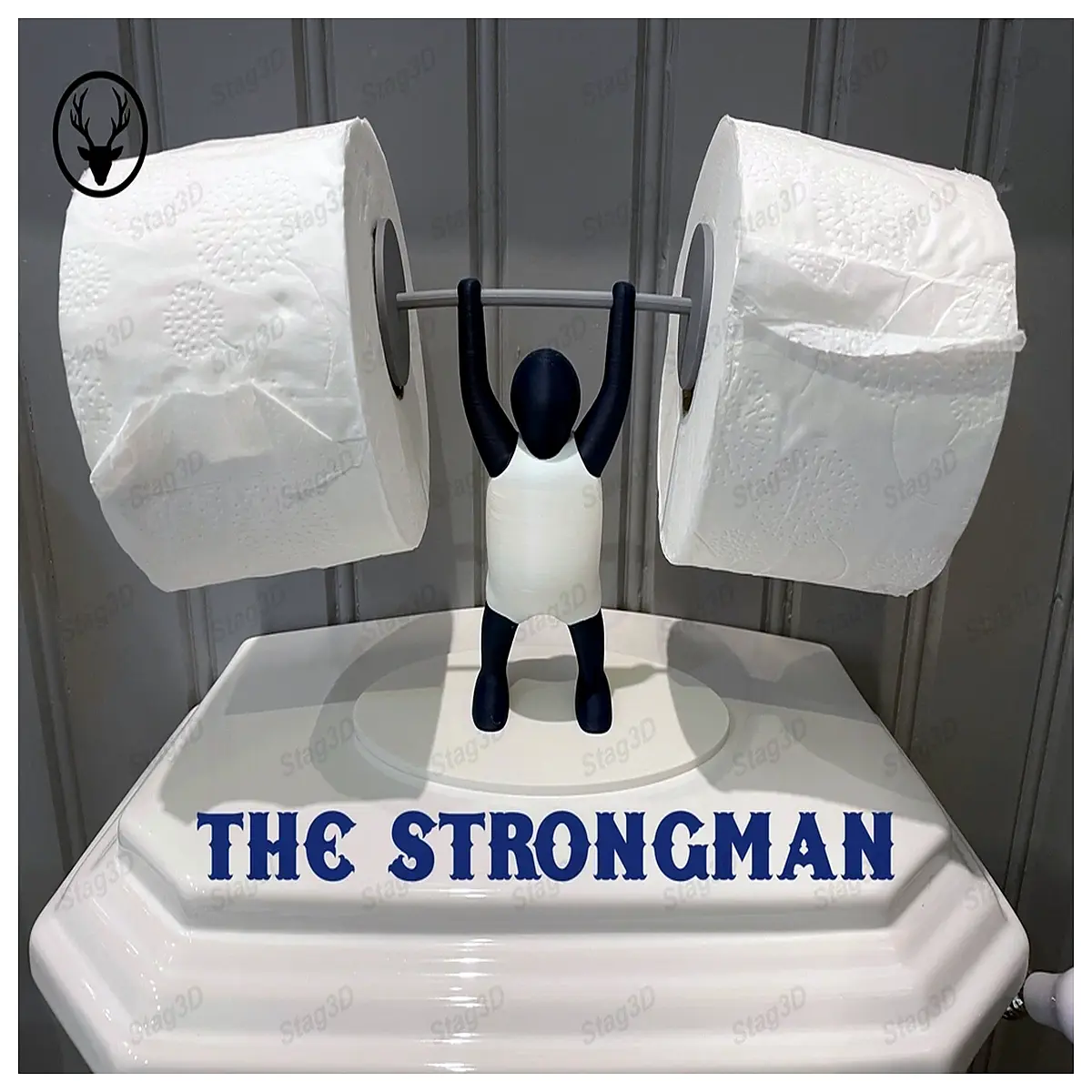 strongman toilet paper holder wall mount bathroom tissue roll dispenser rack organizer