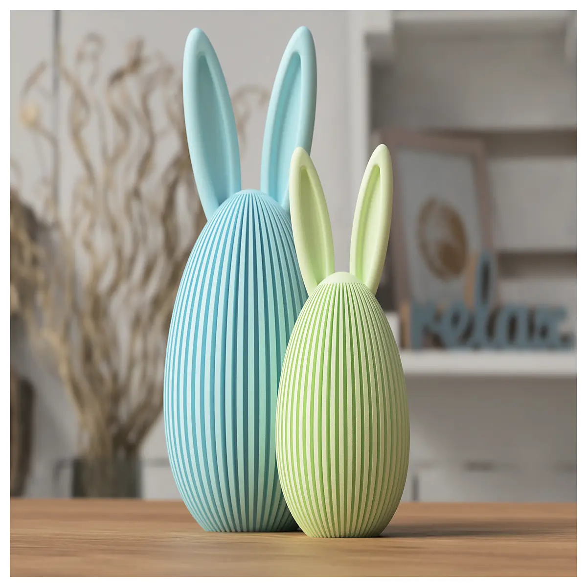 easter bunny ear eggs plastic decoration craft supplies for kids spring holiday party favor