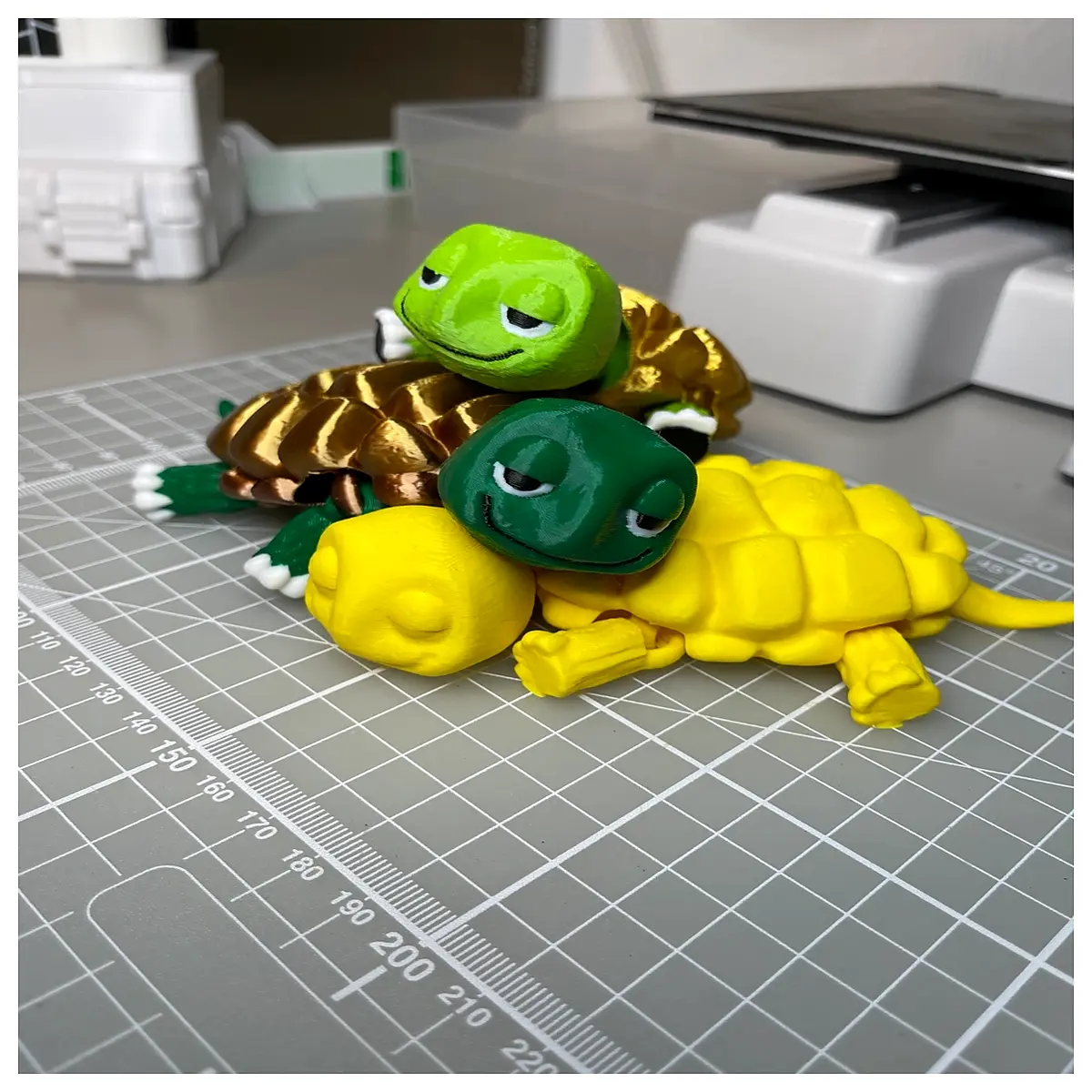 golden articulated action figure collectible toy flexible joints posable for kids