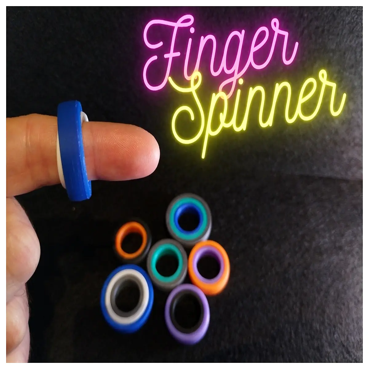 metal fidget spinner stress relief toy for anxiety center balance