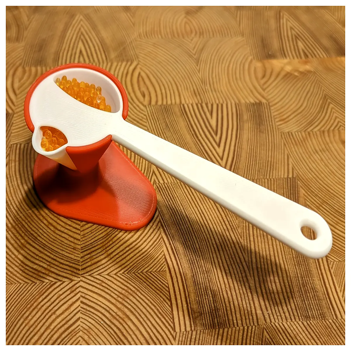 kitchen utensil holder organizer for measuring spoons and mixing tools counter storage rack