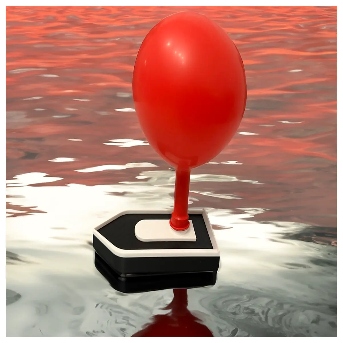 balloon powered boat toy for kids science experiment floating water play