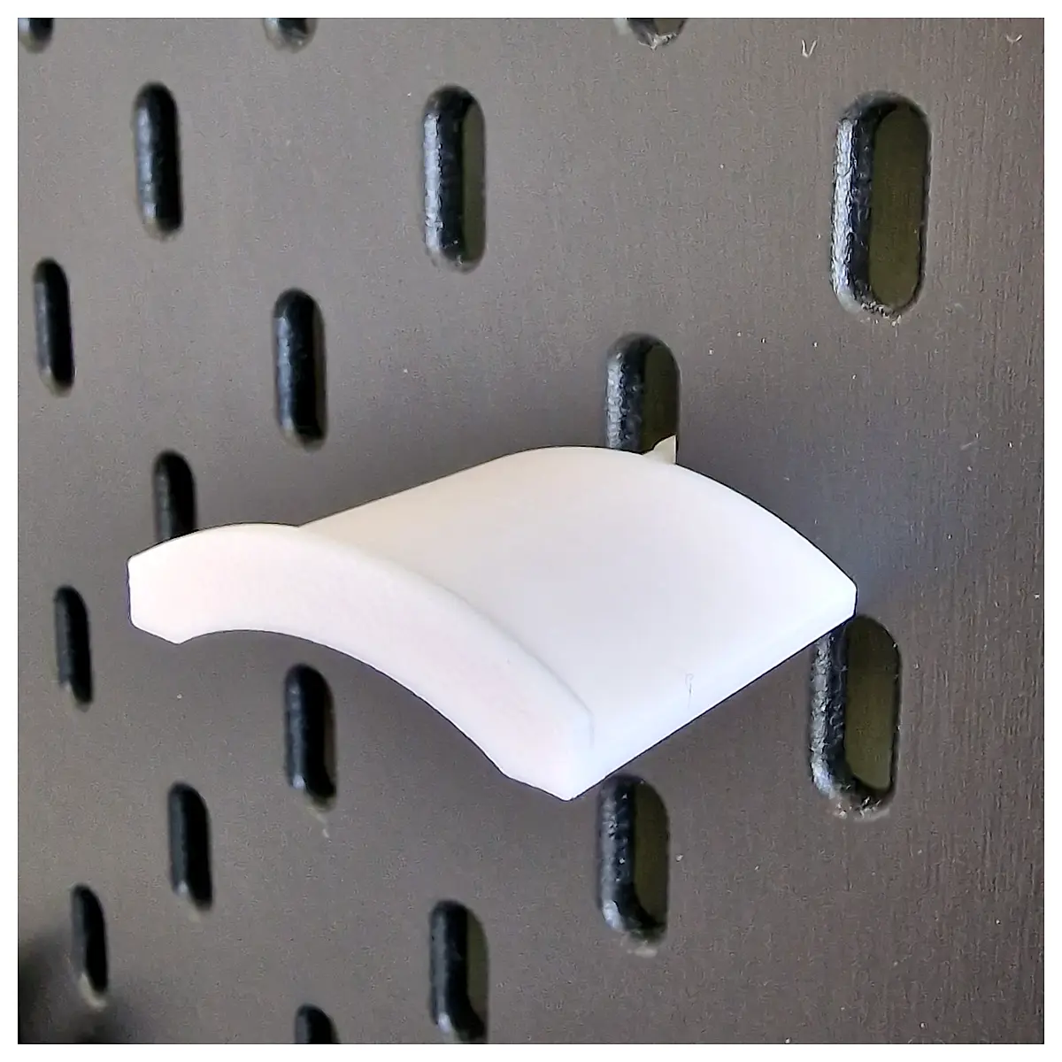 pegboard tape dispenser roll organizer wall mount sticky note holder peg hook storage