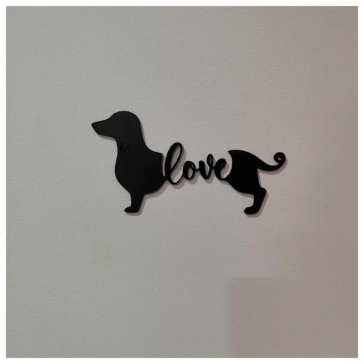 cute dachshund wall art for living room long dog print poster pet lover home decor gift