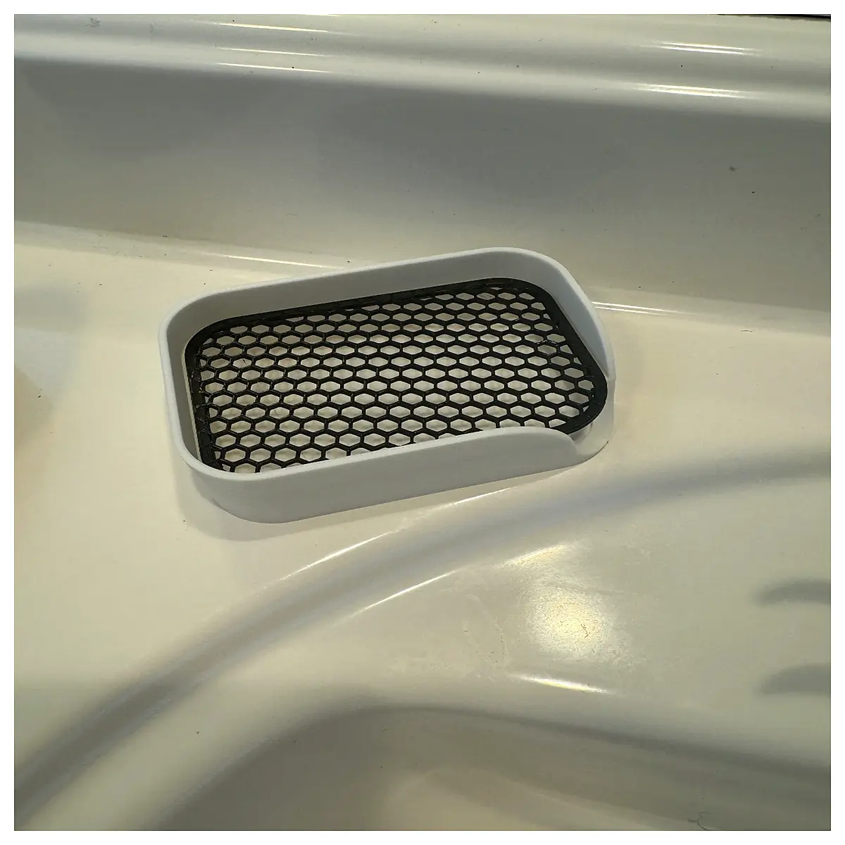 ceramic soap dish holder with drainage holes for bathroom vanity shelf non slip suction cup tray organizer