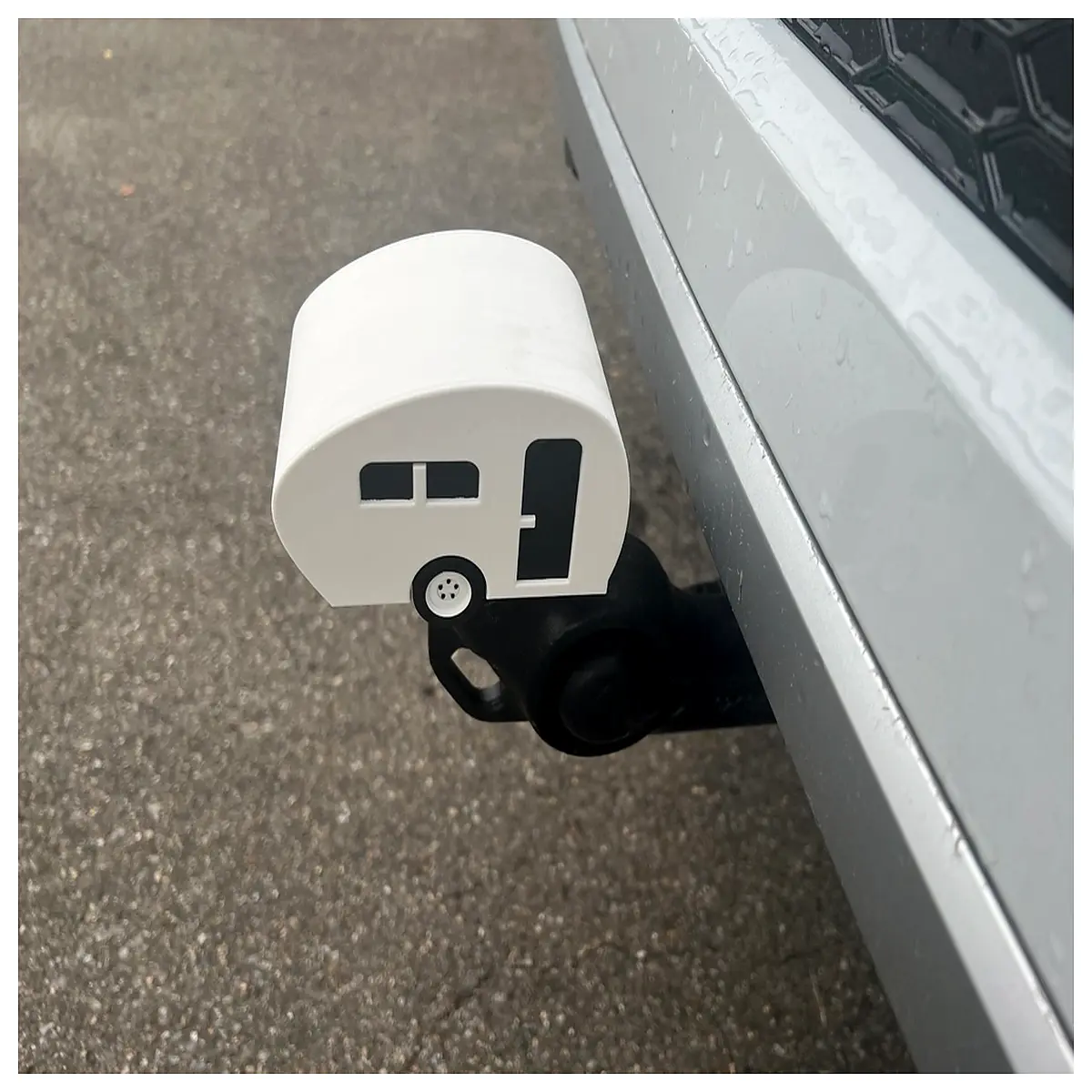 rv rear bumper guard hitch cover protector for camping trailers