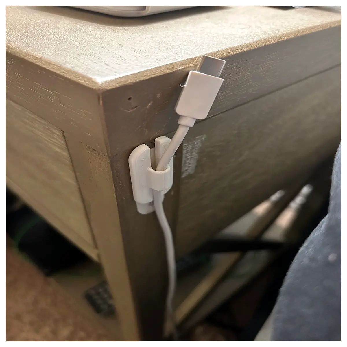 phone charger cable clip organizer desktop holder wire management for android charging station
