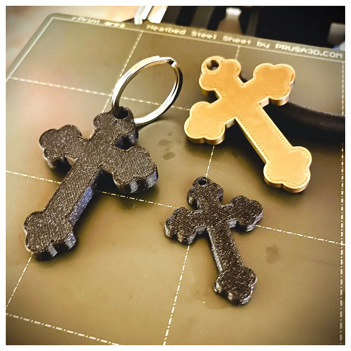 orthodox cross keychain religious gift christian faith symbol metal pendant for men women church accessory holy blessing