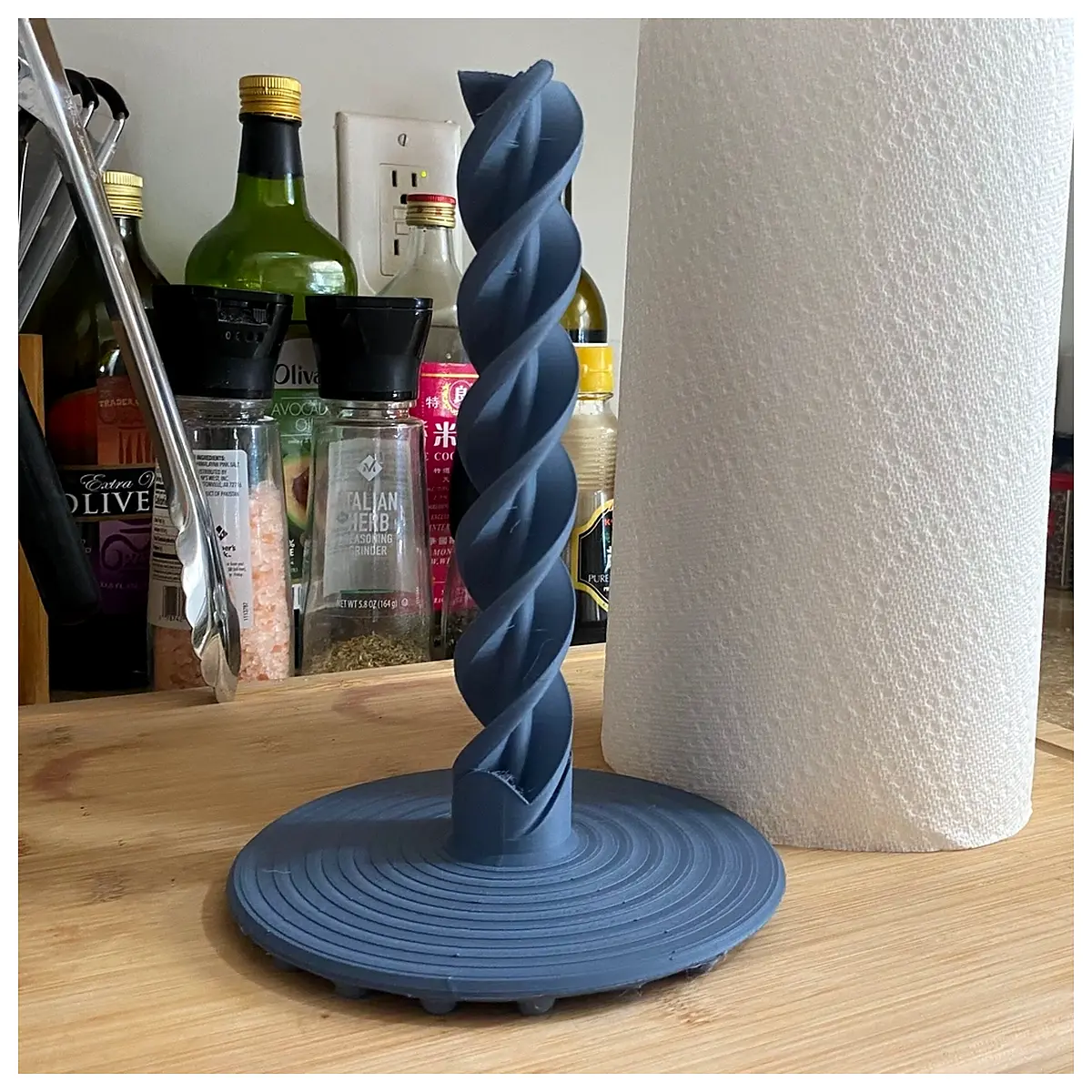 kitchen paper towel holder roll dispenser counter organizer