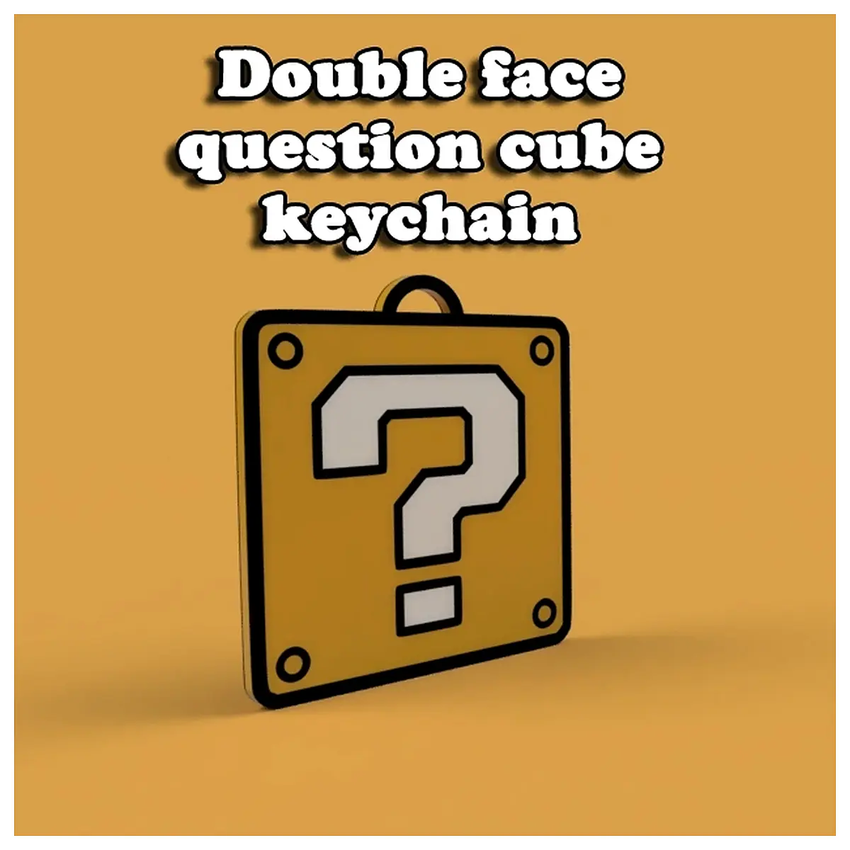 question mark keychain fidget toy stress relief anxiety reducer metal pendant for keys bag charm