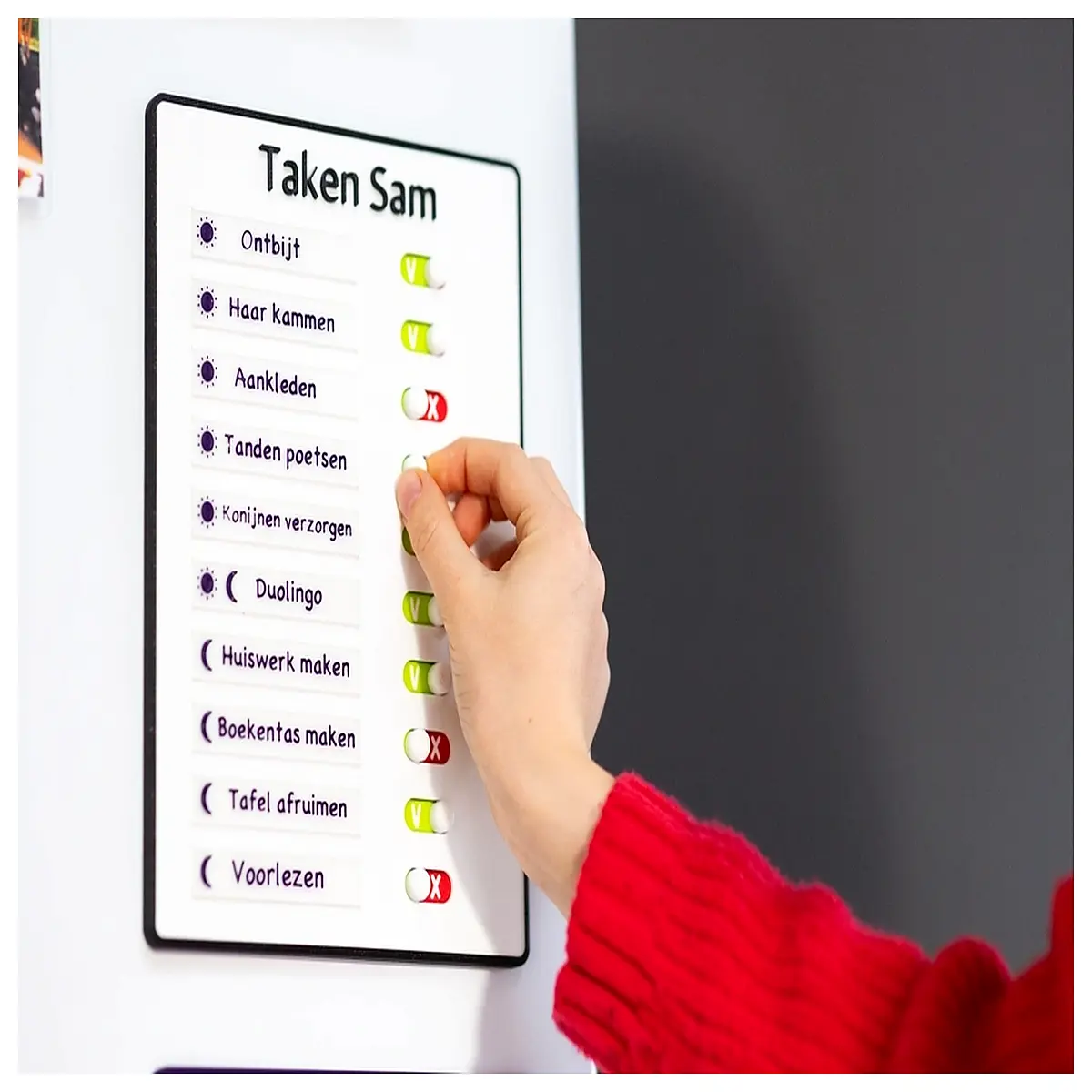 kids daily routine chart morning night checklist visual schedule for toddlers homework habits