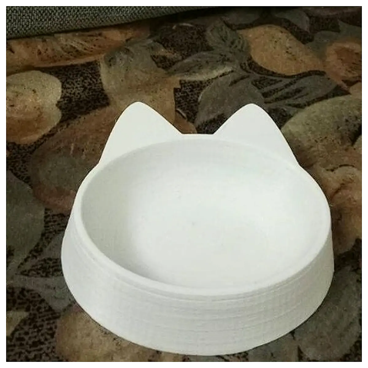 cat food bowl no tip non slip stainless steel large capacity slow feeder dish for kitten and adult pet feeding