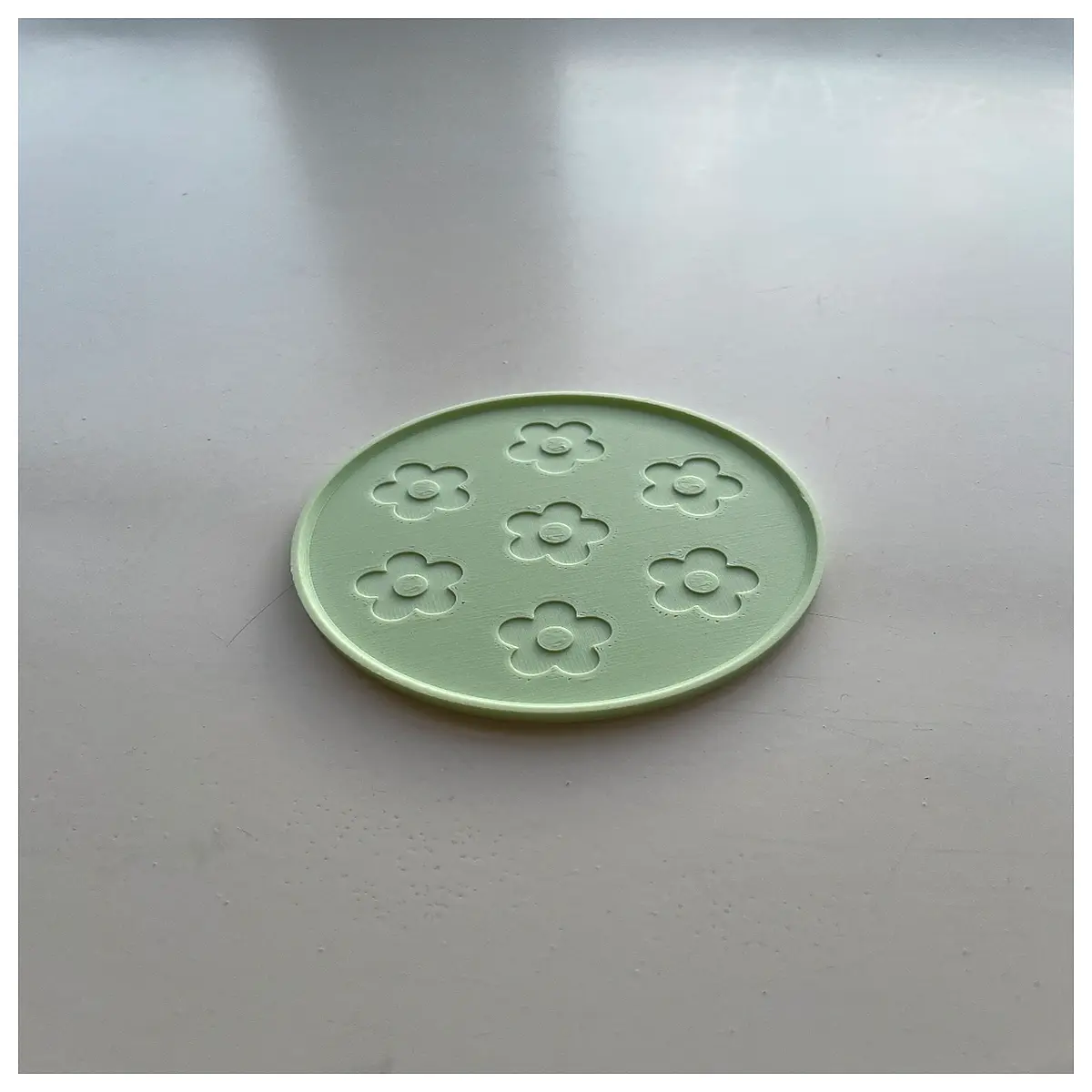 floral coaster set for home decor heat cork pads table protection