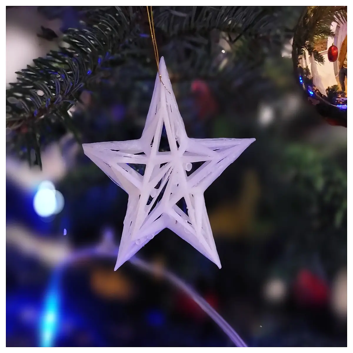christmas star wireframe art print geometric holiday decor minimalist star outline poster modern xmas window sticker abstract constellation wall art