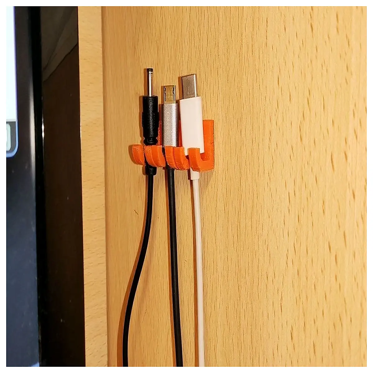 duty cable clips for wall mounting wire management organizers for home office desk self adhesive cord holders black white power strip mount organizer