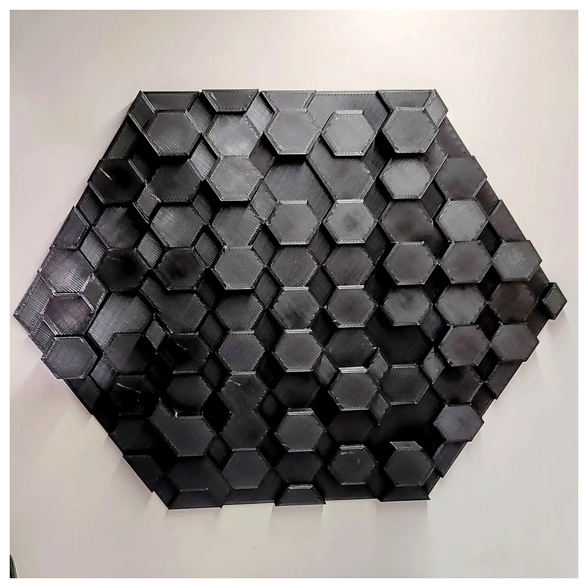 acoustic hexagon wall panels soundproofing foam tiles 200x200cm studio recording treatment noise reduction