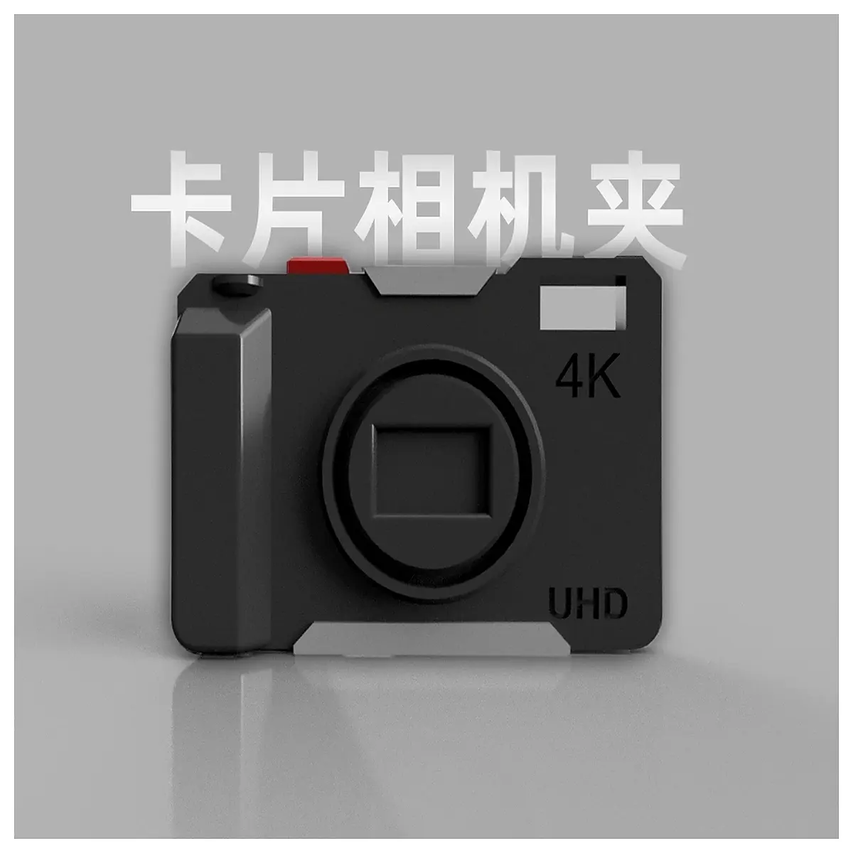 business card holder camera shape with movable shutter button novelty photographers