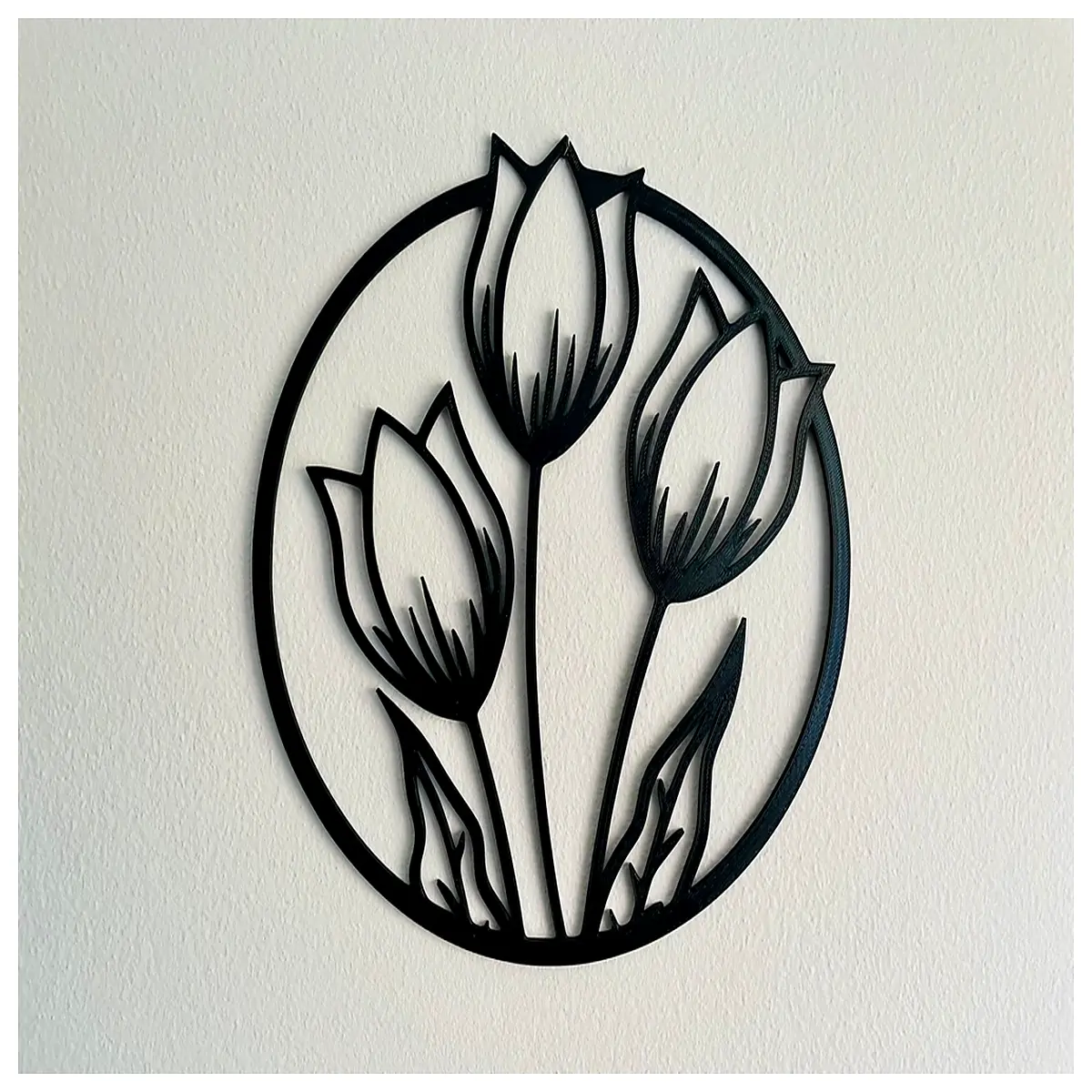 tulip wall art canvas prints modern floral home decor living room bedroom accent piece large tulip painting