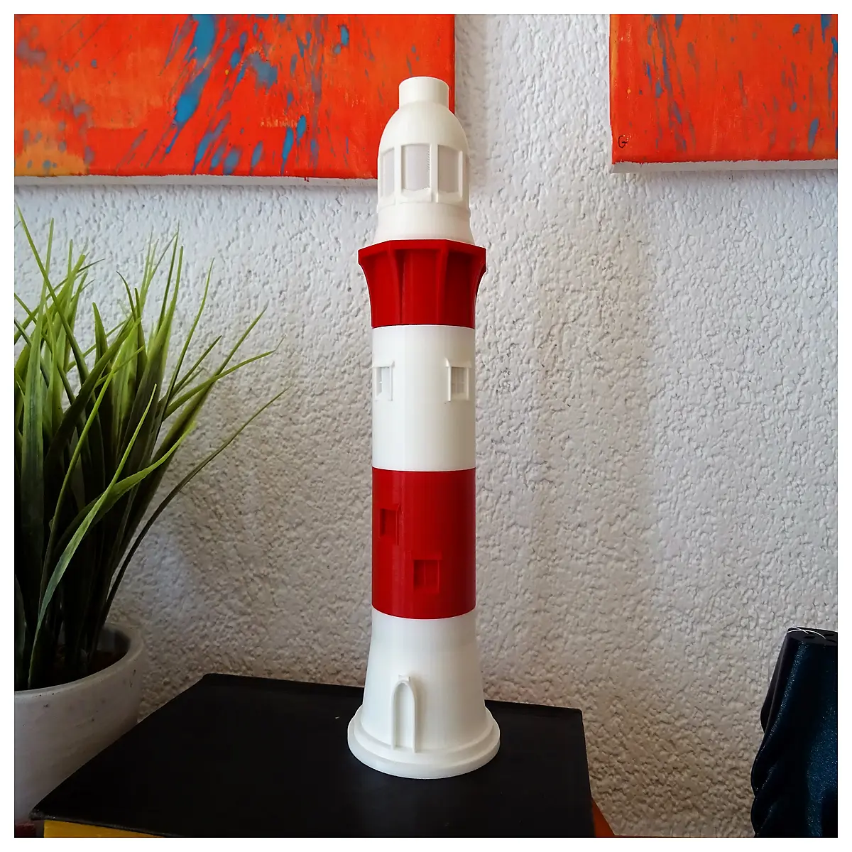nautical home decor lighthouse candle holder for beach house living room accent rustic wood and metal lanterns
