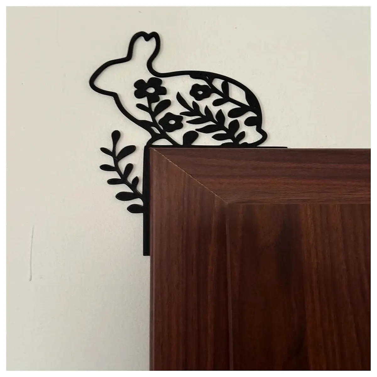 easter door corner decor bunny rabbit spring holiday home decoration