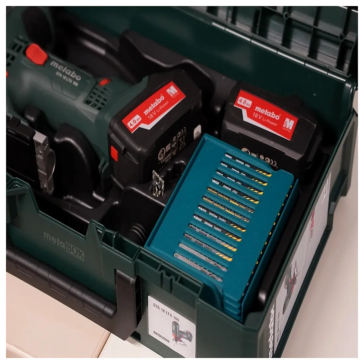 replacement saw blade organizer for tidy toolbox storage