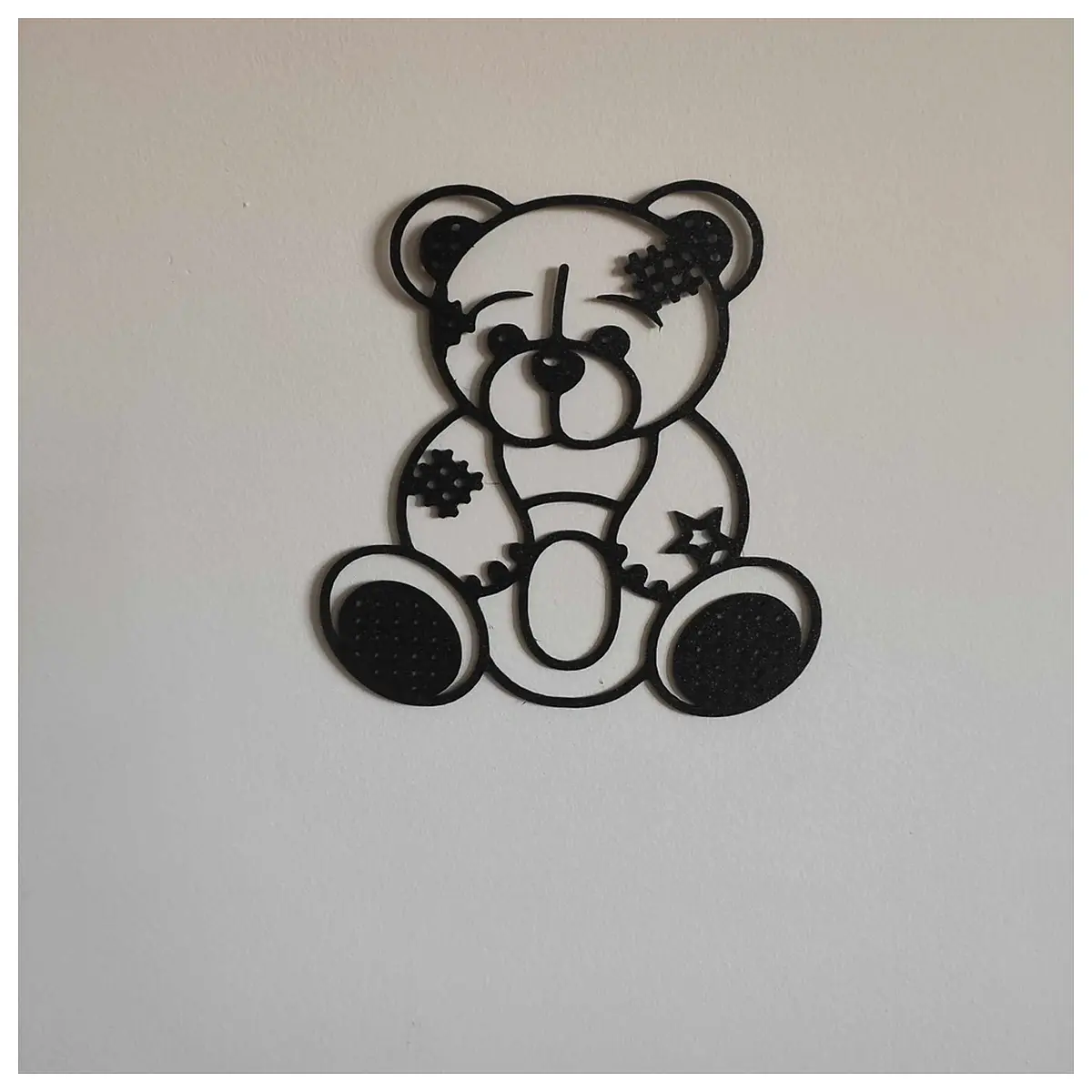cute plush wall art for kids room soft stuffed animal hanging decor nursery bedroom wall decoration gift