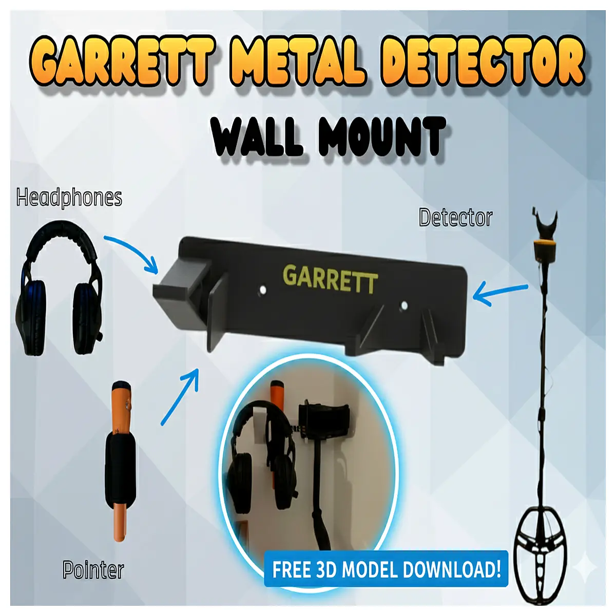 garrett wall mounted organizer duty storage rack for garage utility room closet hanging system