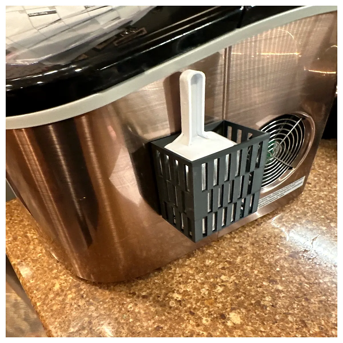 ice scoop holder for nugget machine ice tongs organizer countertop storage rack for ice maker accessories