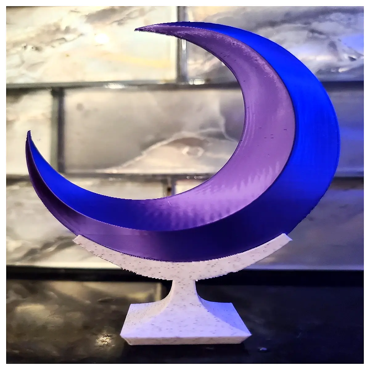 moon statue decor lunar phase sculpture home accents night sky art piece bedroom wall hanging spiritual altar ornament