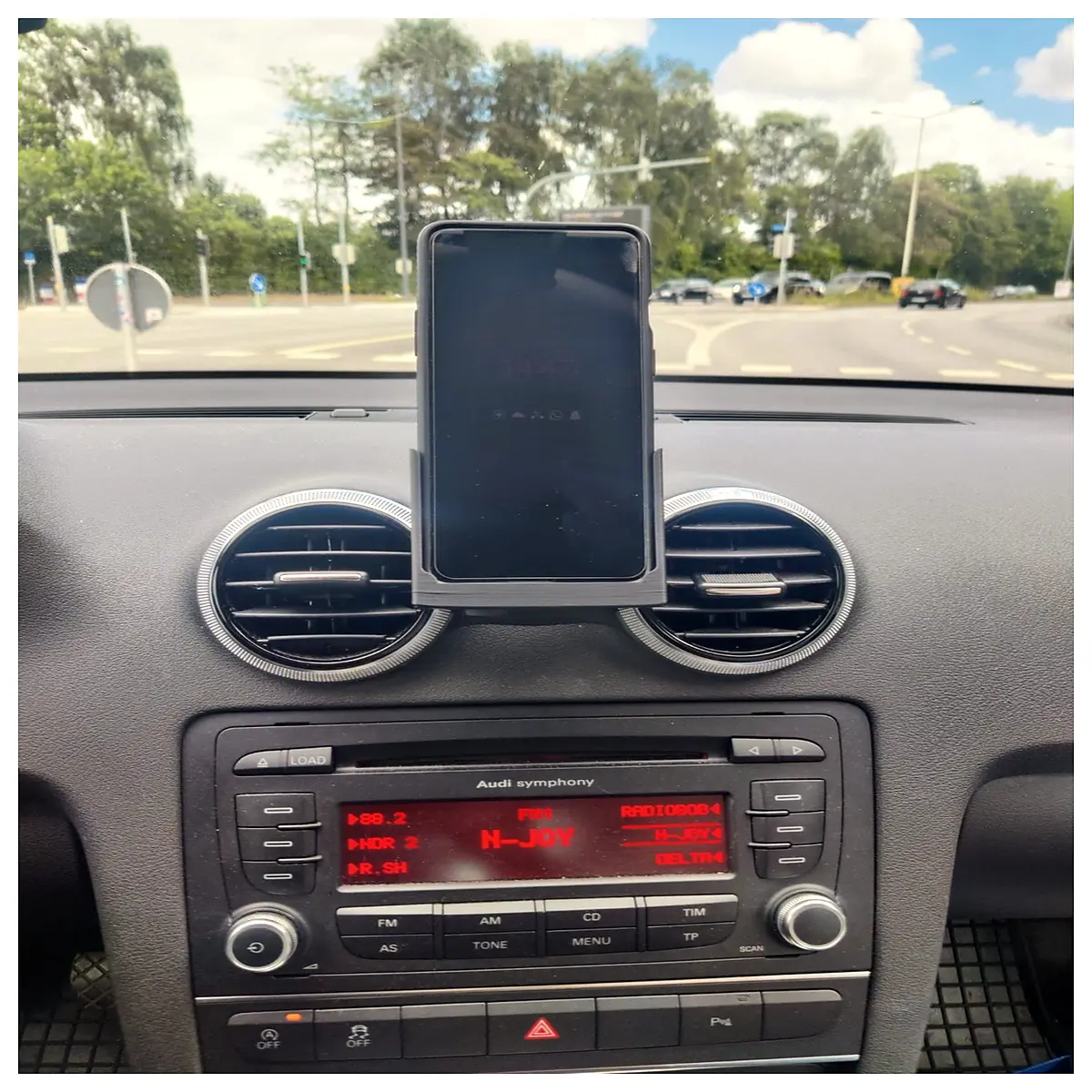 universal car phone holder mount for a3 8p dashboard windshield cradle