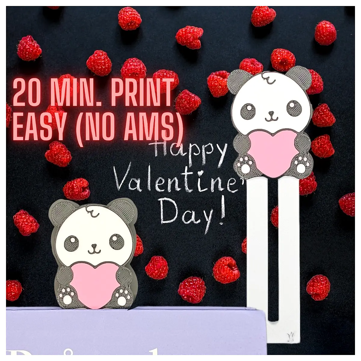 cute panda bookmark for valentine s day romantic her him reading lover present cute stationery accessory