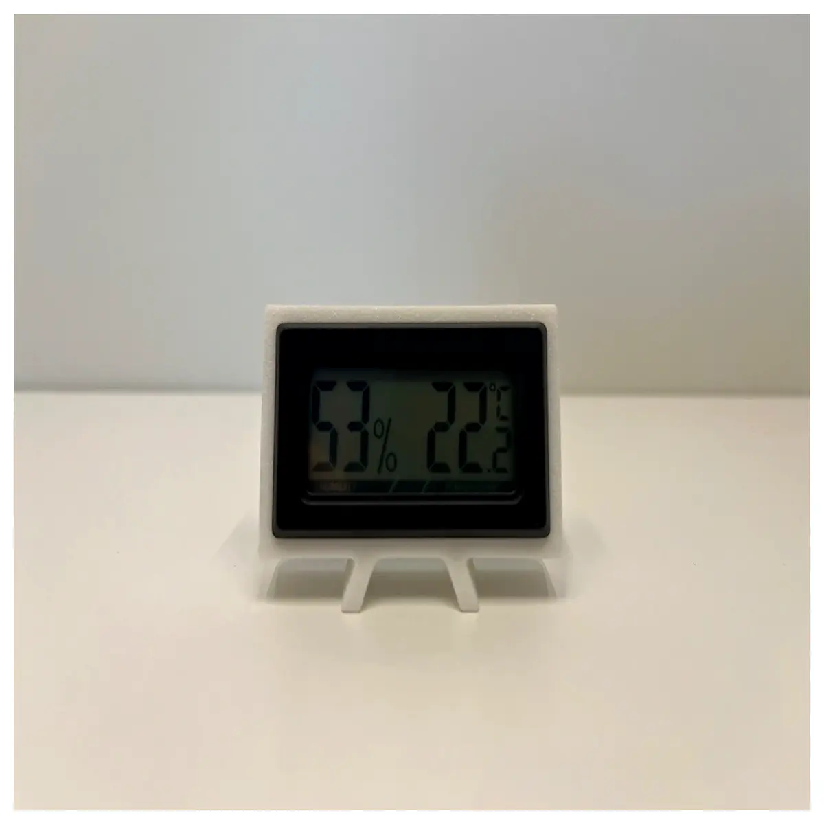 digital hygrometer wall mount bracket for home office humidity sensor holder