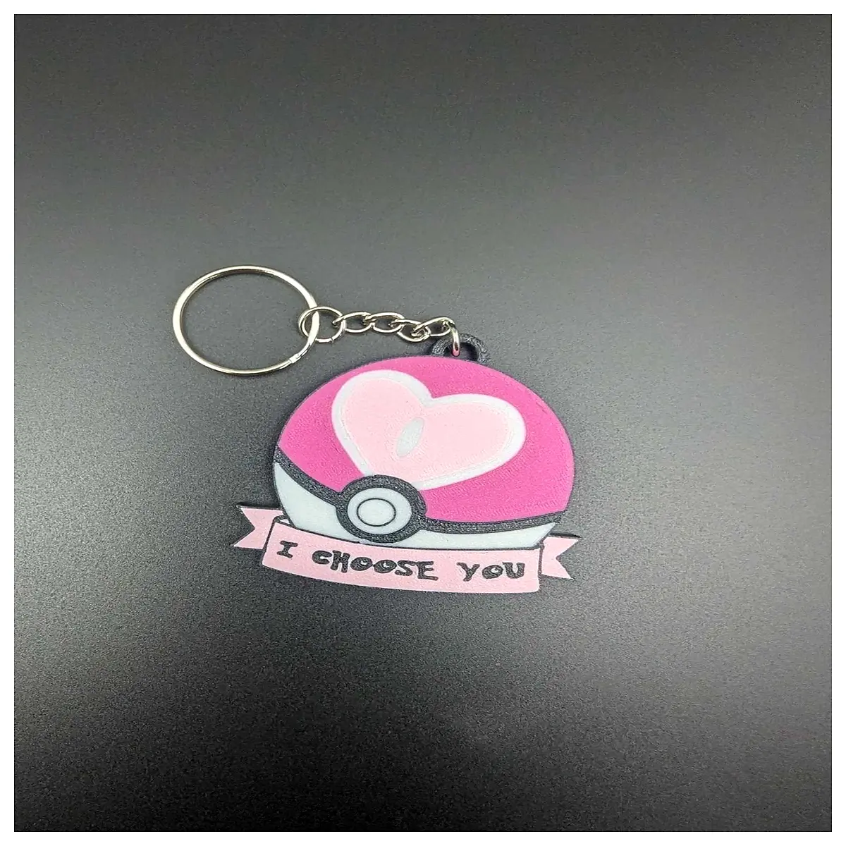 cute keychain her boyfriend girlfriend romantic symbol of love commitment accessory bag charm