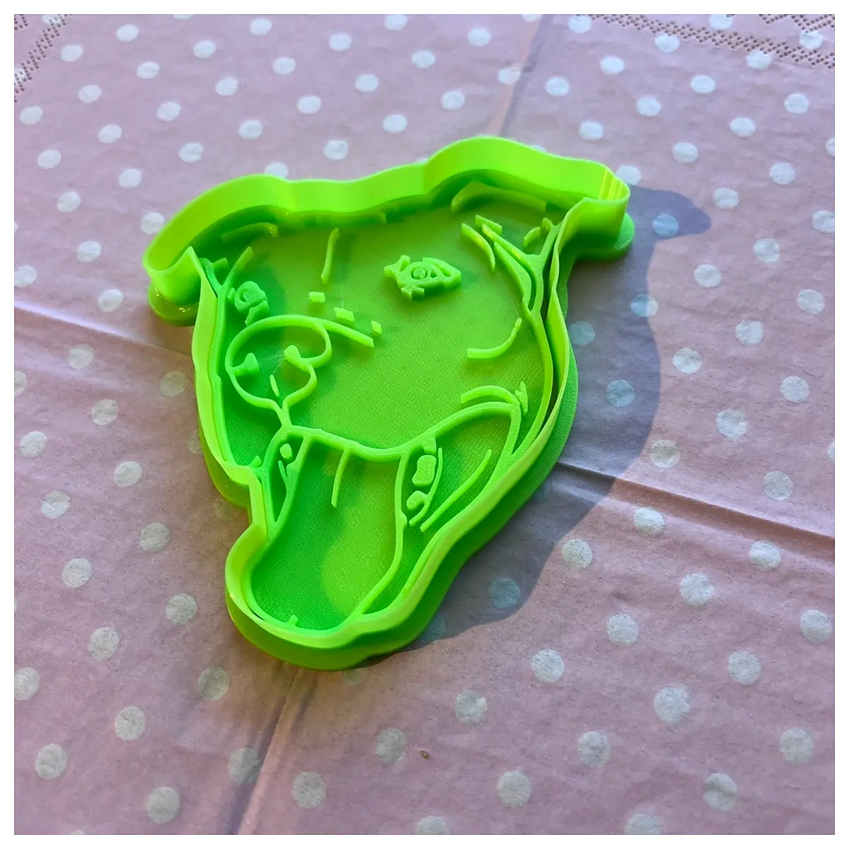 pitbull staffordshire terrier cookie cutter stamp dog breed baking