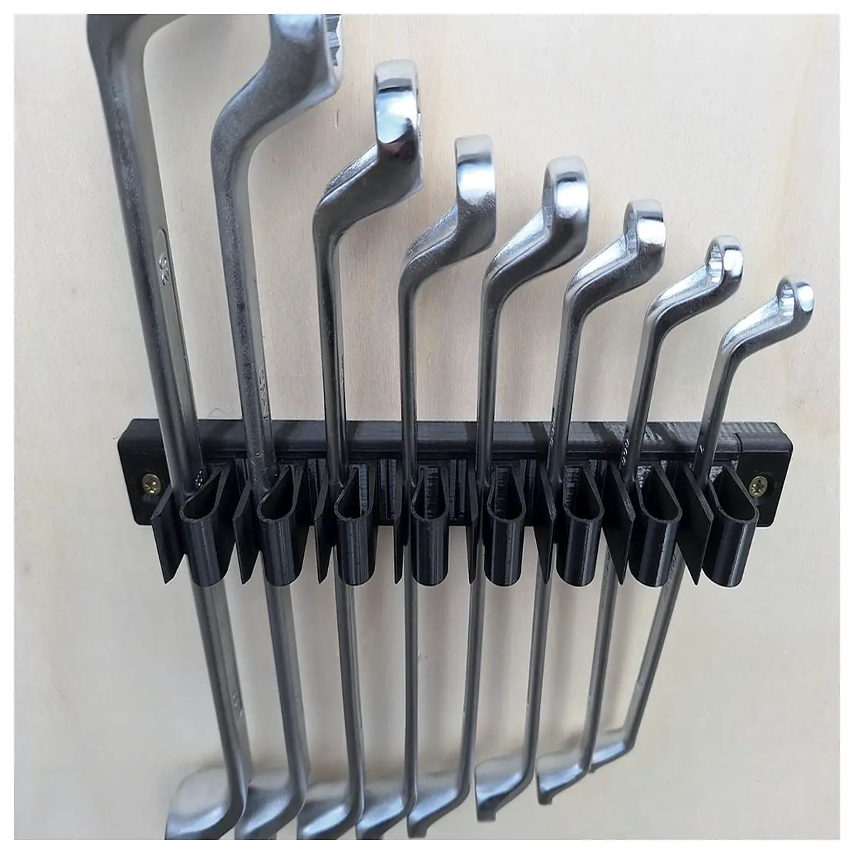 magnetic wrench holder rack organizer for tool chest cabinet wall mount storage garage