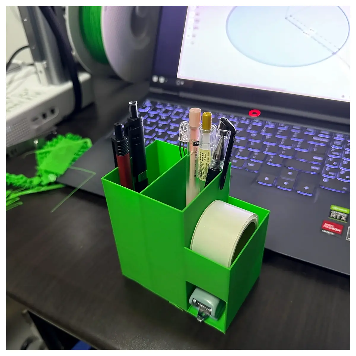 modern desk organizer pen holder for office supplies storage cute acrylic pencil cup